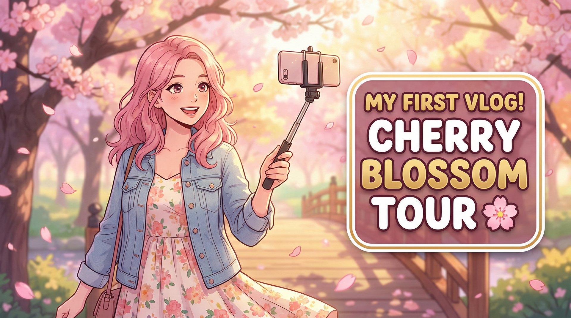 母狗春日樱花季旅拍视频